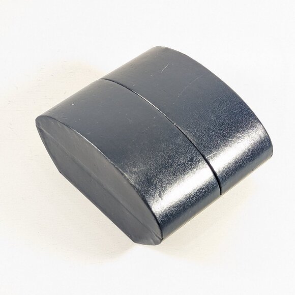 Navy blue faux leather watch box - Picture 7 of 8